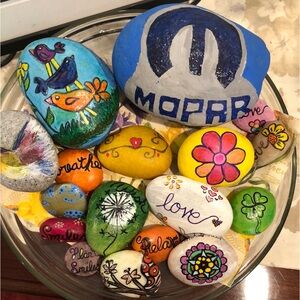 CUSTOM ONE OF A KIND HAND PAINTED ROCKS